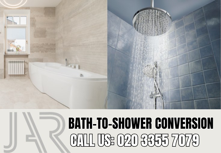 Bath to Shower Conversion by Crouchend Bathroom Fitters
