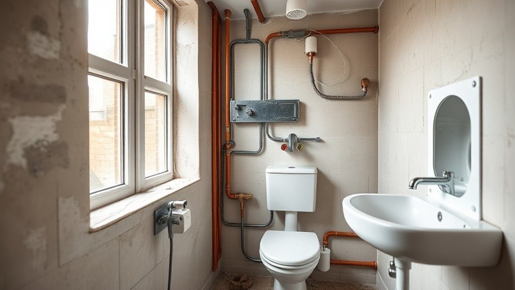 Bathroom Plumbing and Electrics in Crouch End